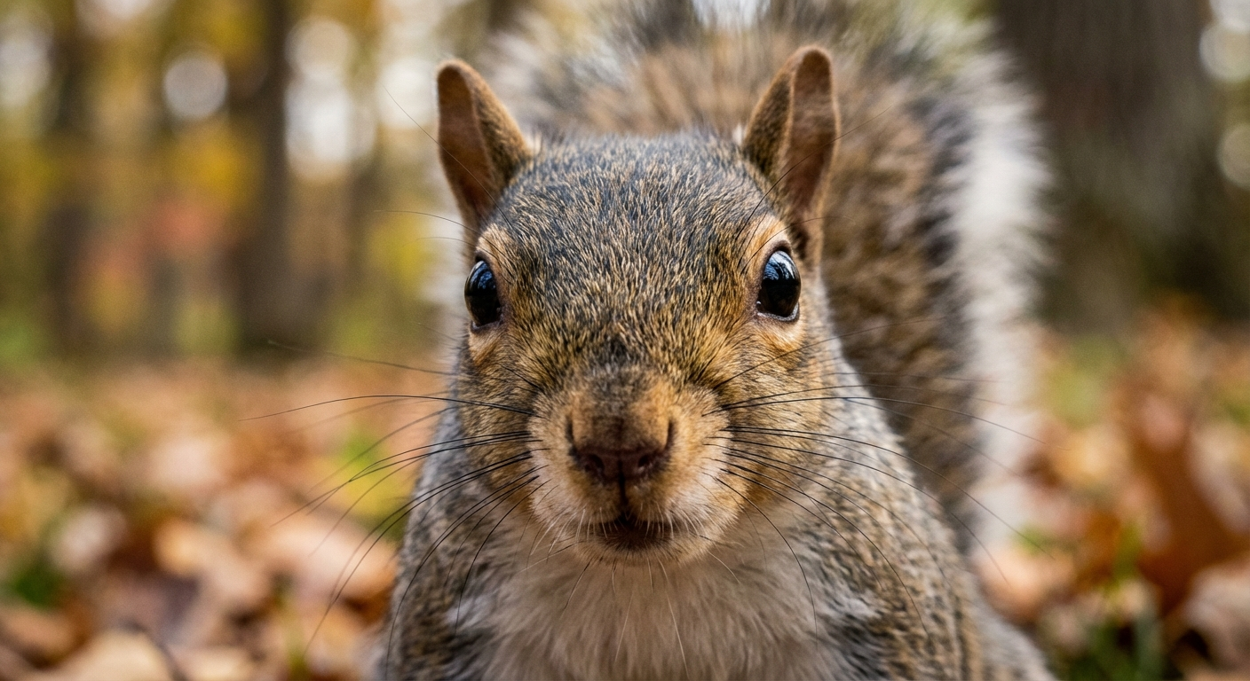 Portrett av rødekorn
